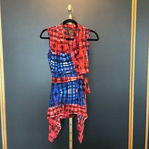 BCBGMAXAZRIA "Logan" sleeveless blouse XXS NWT